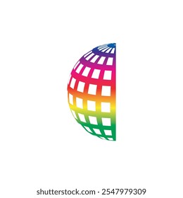Ilustración de diseño de Vector de logotipo de globo