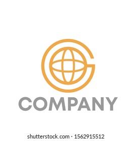 globe logo vector design template sign