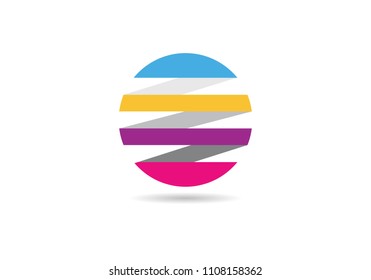 Globe logo vector template