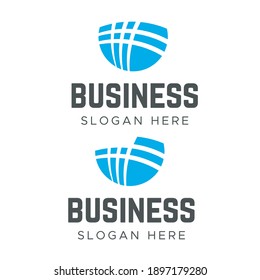 Globe logos. Minimal earth vector logos. Globe Logo innovation