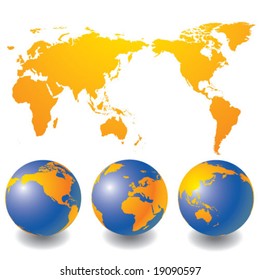 globe map