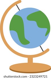 Globe Map Back to School Elements