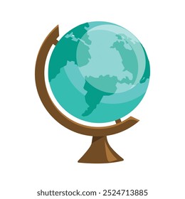 Globe map icon isolated design on white background.