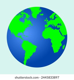 Globe map vector  illustration. map globe,  globe earth, globe isolated