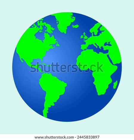 Globe map vector  illustration. map globe,  globe earth, globe isolated
