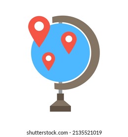globe maps travel geolocation world