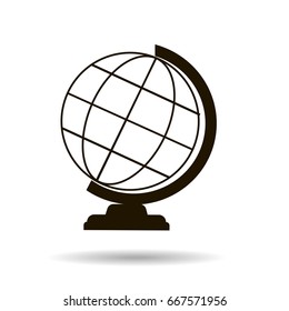 Globe, Mesh, Latitude, Longitude,