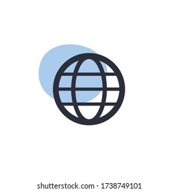 Globe - Modern Icon (Pictogram)