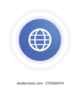 Globe - Modern Icon (Pictogram)