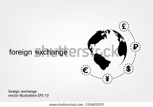 Globe and money icon vector EPS 10,\
abstract sign currency exchange flat design,  illustration modern\
isolated badge for website or app - stock info\
graphics.