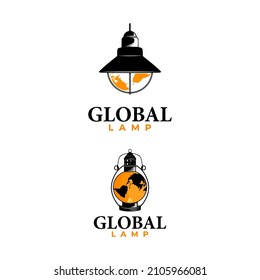 globe and old lantern logo