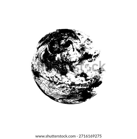 globe on black background, globe isolated on white