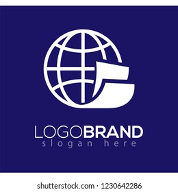 globe page logo vector icon, page icon vector