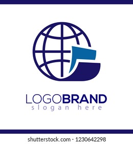 globe page logo vector icon, page icon vector