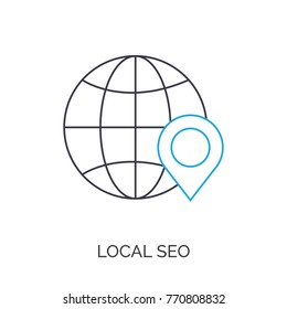 globe with pin icon
