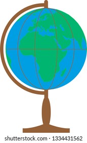 globe with planet earth