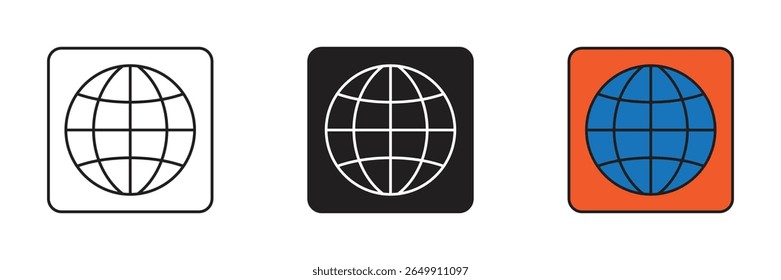 Globe representa el alcance global de Internet, conectando a los usuarios de todo el mundo con una vasta información y recursos digitales.