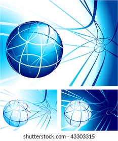 Globe Set Original Vector Illustration Globe Set Ideal for Business concept