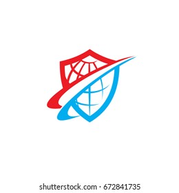 Globe shield Logo