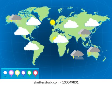 Globe with signals application