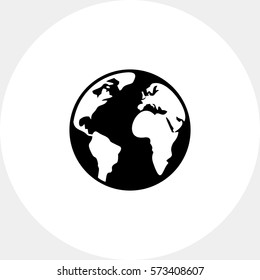 Globe simple icon