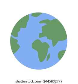 Globo aislado sobre fondo blanco. Ilustración vectorial