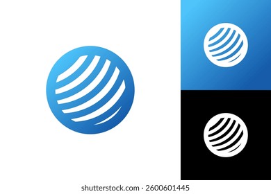 Globe sphere icon global earth communication business logo isolated