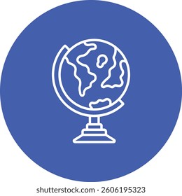 Globe Stand vector icon. Can be used for printing, mobile and web applications.
