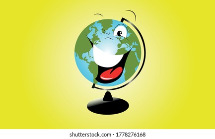 The Globe. Stock Vector illustration