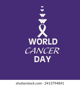 Globe surrounded by hands, reflecting global commitment to cancer awareness
