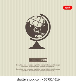  Globe symbol.