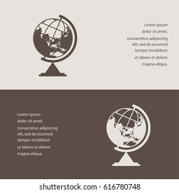  Globe symbol.