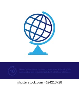  Globe symbol,