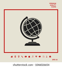 Globe symbol - Earth icon