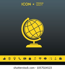Globe symbol - Earth icon