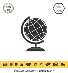 Globe symbol - Earth icon