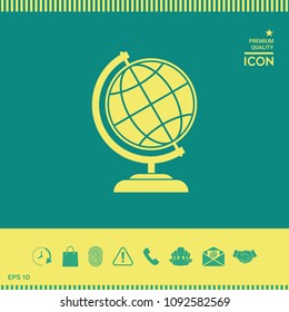 Globe symbol - Earth icon