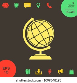 Globe symbol - Earth icon