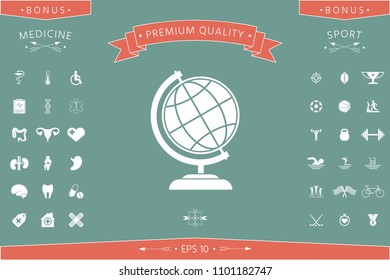 Globe symbol - Earth icon