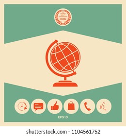 Globe symbol - Earth icon