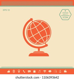 Globe symbol - Earth icon