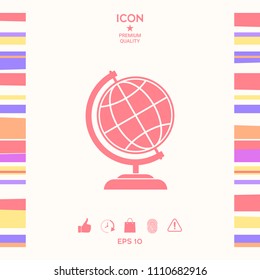 Globe symbol - Earth icon