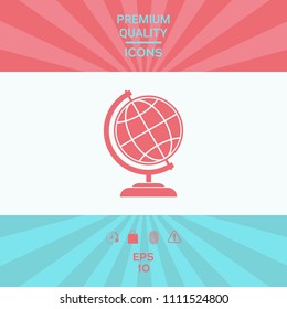 Globe symbol - Earth icon