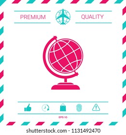 Globe symbol - Earth icon