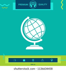Globe symbol - Earth icon
