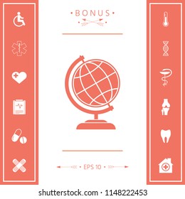 Globe symbol - Earth icon