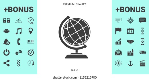Globe symbol - Earth icon
