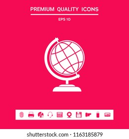 Globe symbol - Earth icon