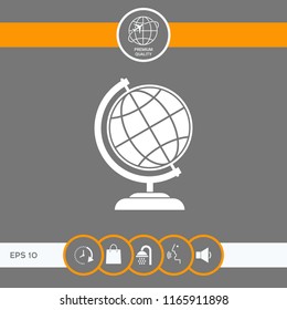 Globe symbol - Earth icon