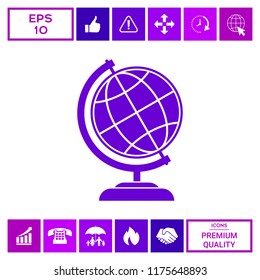 Globe symbol - Earth icon